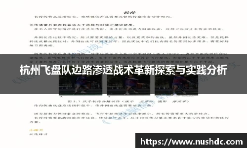 杭州飞盘队边路渗透战术革新探索与实践分析